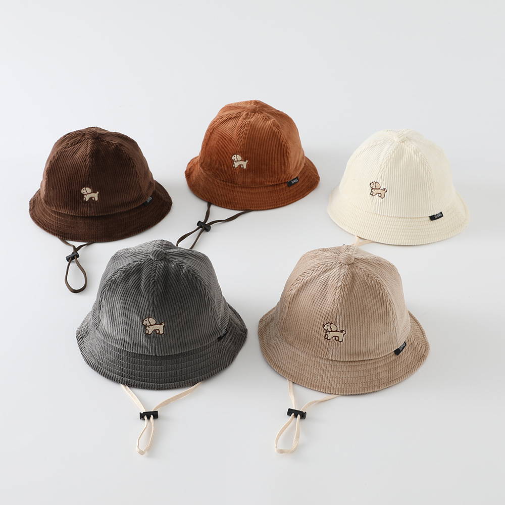 Kids Corduroy Outdoor Leisure  - Bucket Hat Cotton 评论和价格
