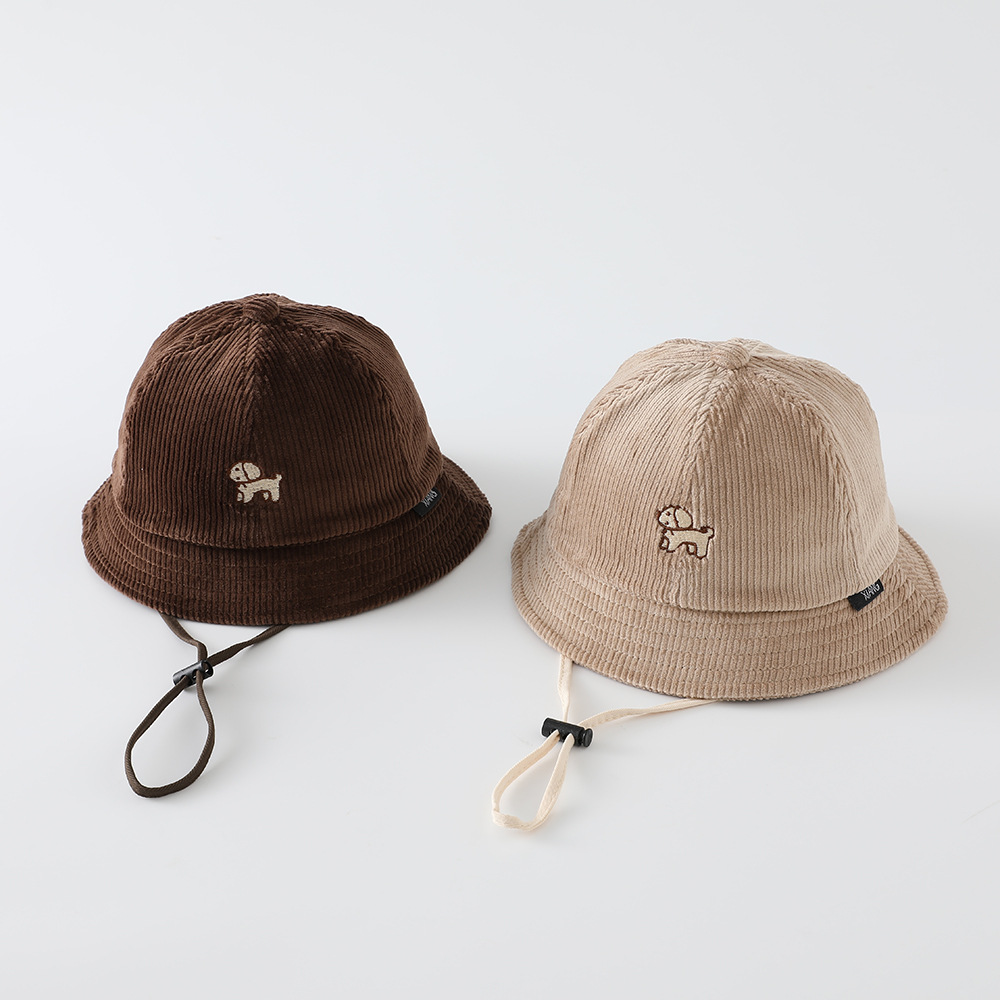 Kids Corduroy Outdoor Leisure  - Bucket Hat Cotton 评论和价格