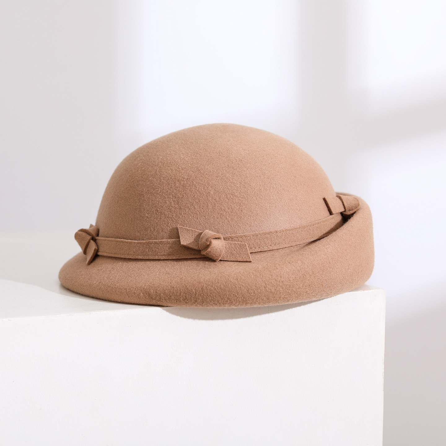 Elegant Vintage Side Bow 100%  - Beret French Wool 评论和价格