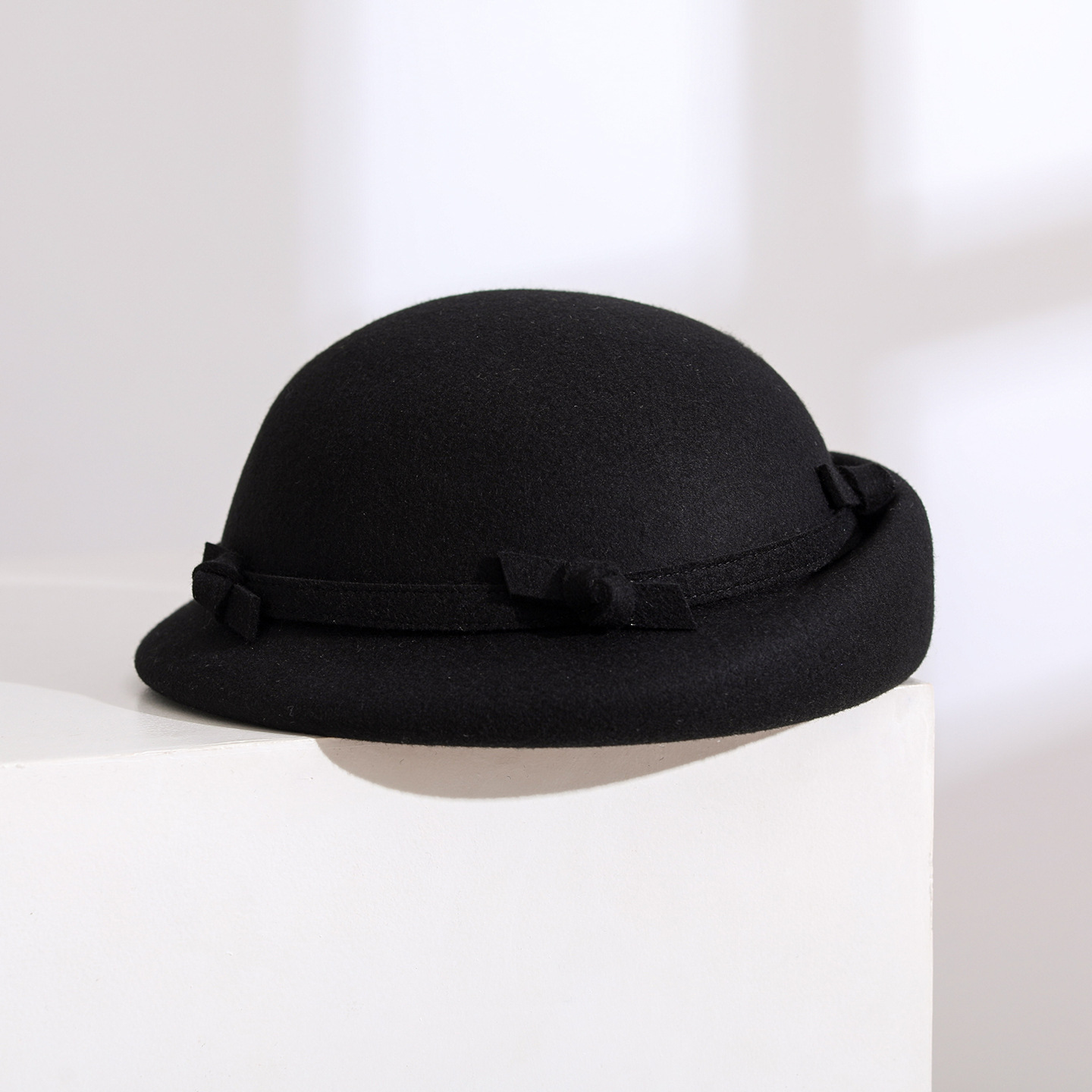 Elegant Vintage Side Bow 100%  - Beret French Wool 评论和价格