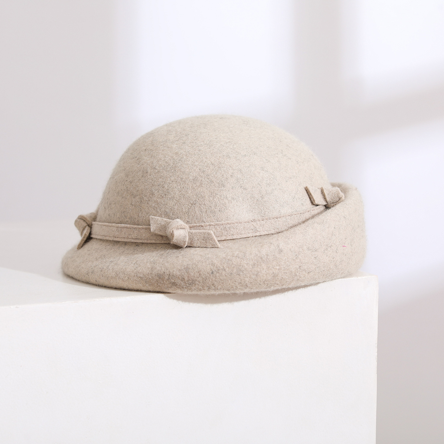 Elegant Vintage Side Bow 100%  - Beret French Wool 评论和价格