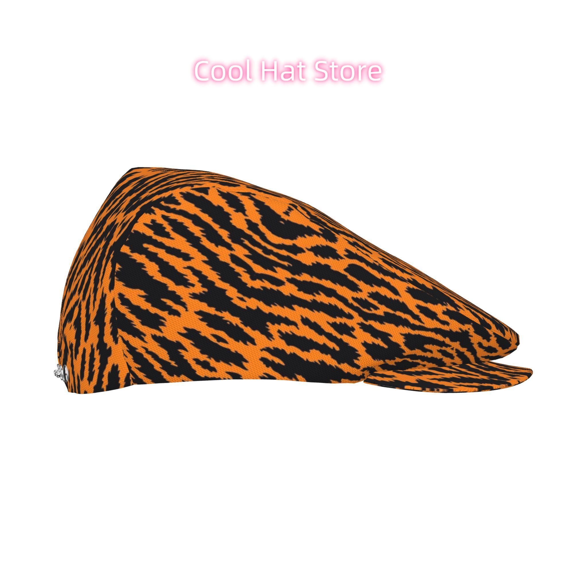 1pc Men's & Women's Tiger Prin - Newsboy Cap Ivy 评论和价格
