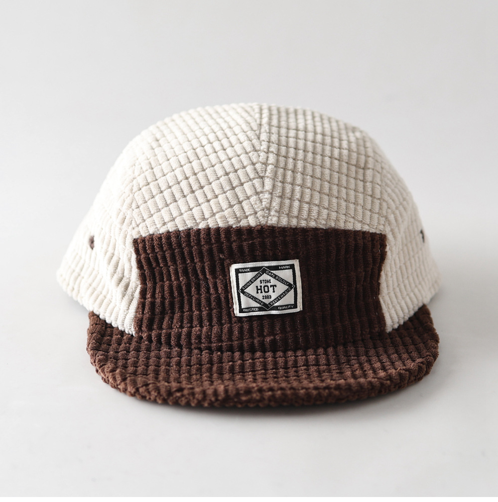 Autumn Winter New 5-Panel Colo - Corduroy Cap 5 Panel 评论和价格