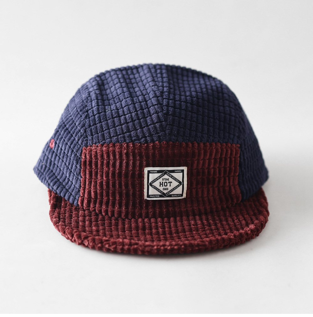 Autumn Winter New 5-Panel Colo - Corduroy Cap 5 Panel 评论和价格