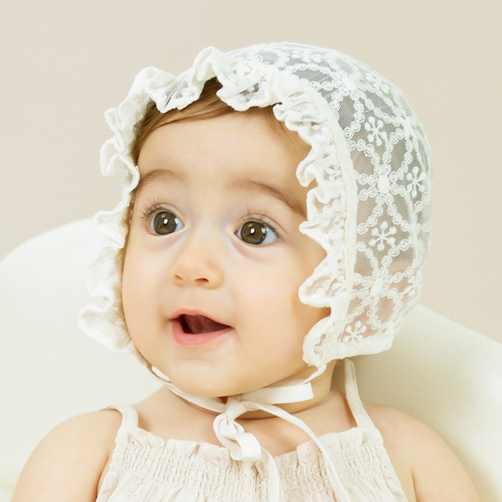Baby Straw Sun Hat Wide Brim B - Sun Hat Wide Brim 评论和价格