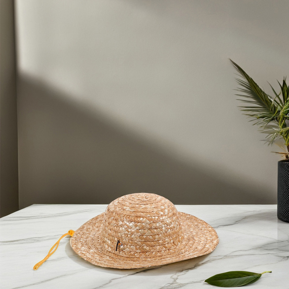 2Pcs Kids Straw Sun Hat Natura - Sun Hat Wide Brim 评论和价格