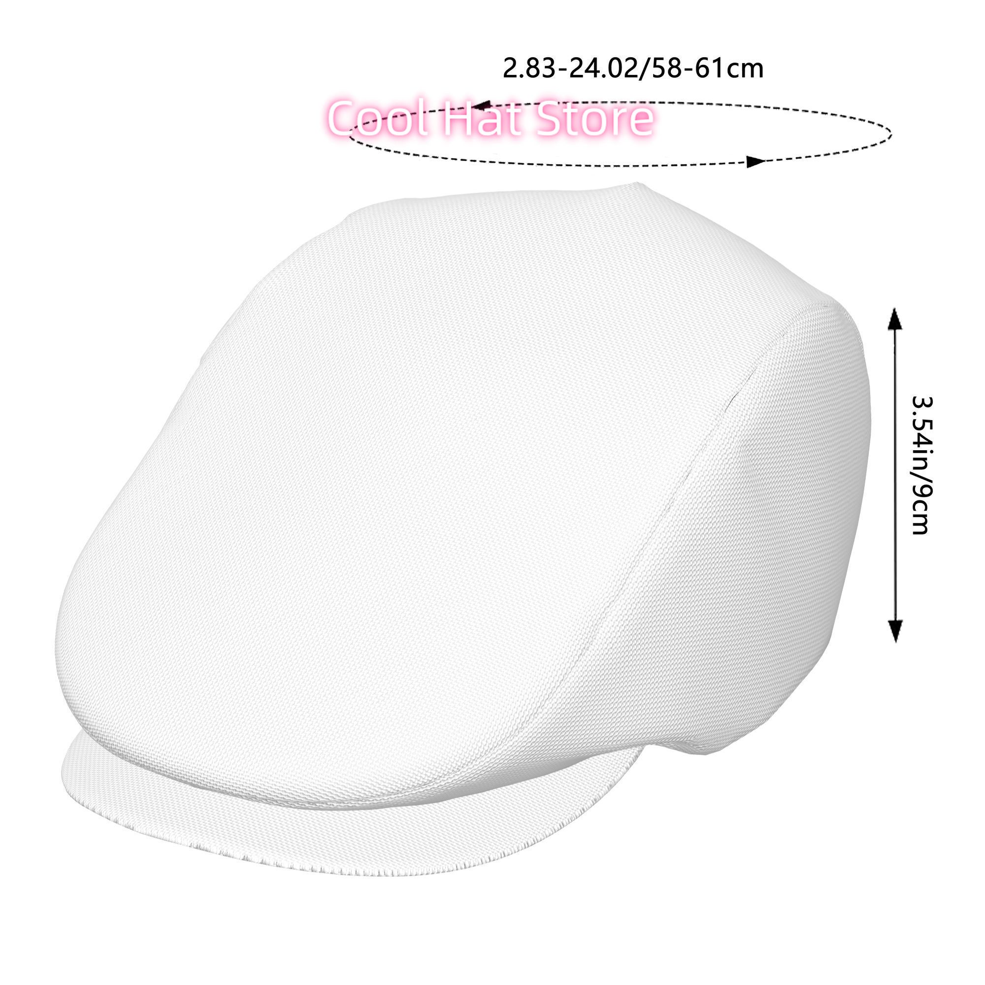 Full-width printing rainbow li - Newsboy Cap Ivy 评论和价格