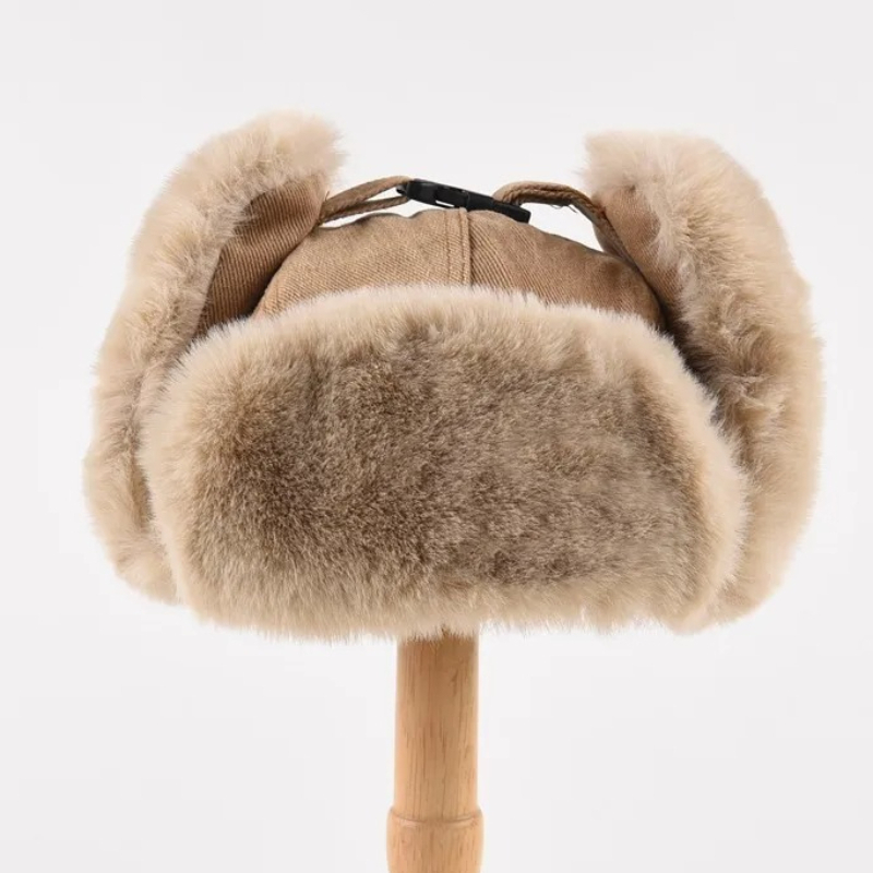 Winter Men's women's cotton ha - Winter Trapper Hat 评论和价格