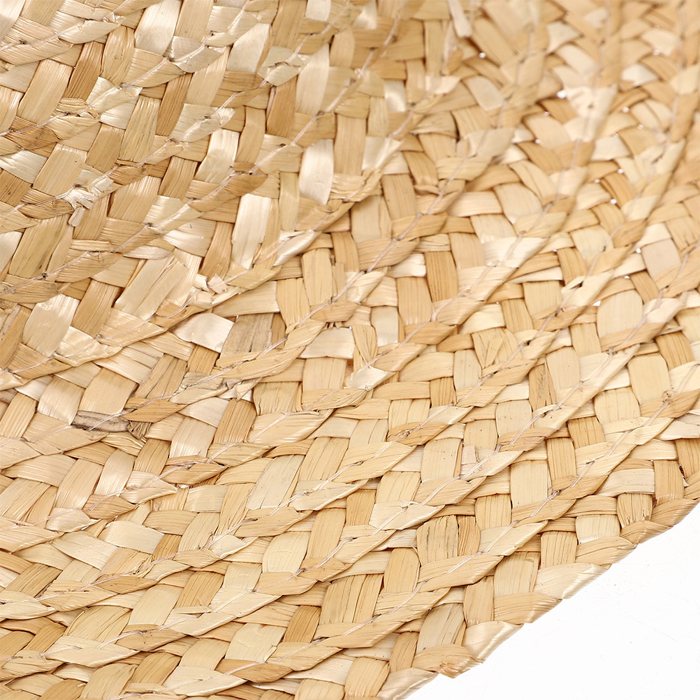Kids Woven Straw Sun Hat for B - Sun Hat Wide Brim 评论和价格
