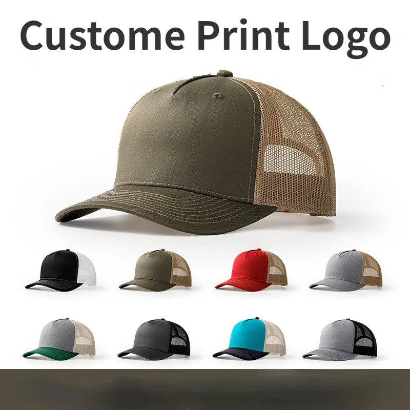 2024 Printed Logo Micro-curved - Trucker Cap Mesh 评论和价格