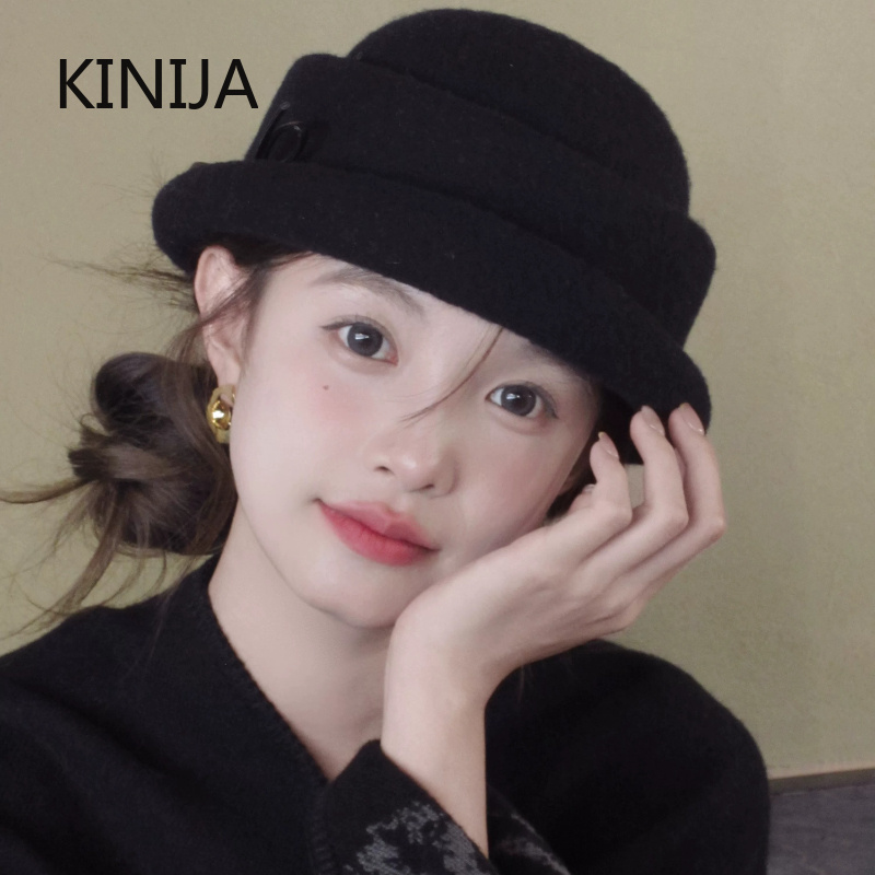 Hepburn Style Wool Top Hat Ber - Fedora Hat Wool 评论和价格
